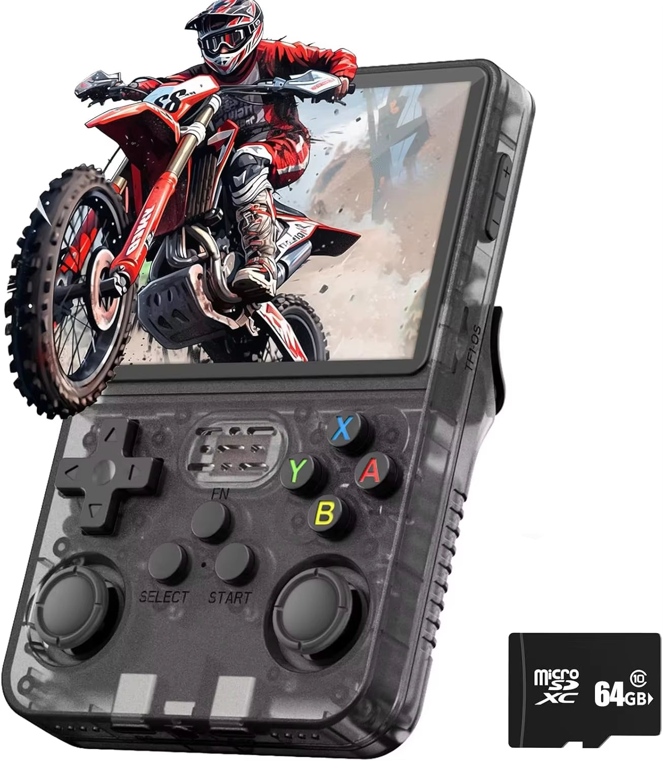 R36S Retro Game Console Handheld Video Arkos 2.0 System 3.5 Inch Single Card Portable Pocket Video Player 64GB 128GB 20000 Games