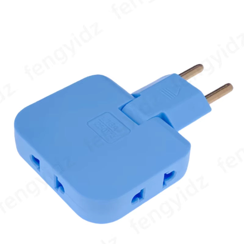 3 in 1 EU Power Socket Plug Adapter Foldable US to EU Travel Aadapters Power Converter KR Plug Electrical Socket AC Outlet