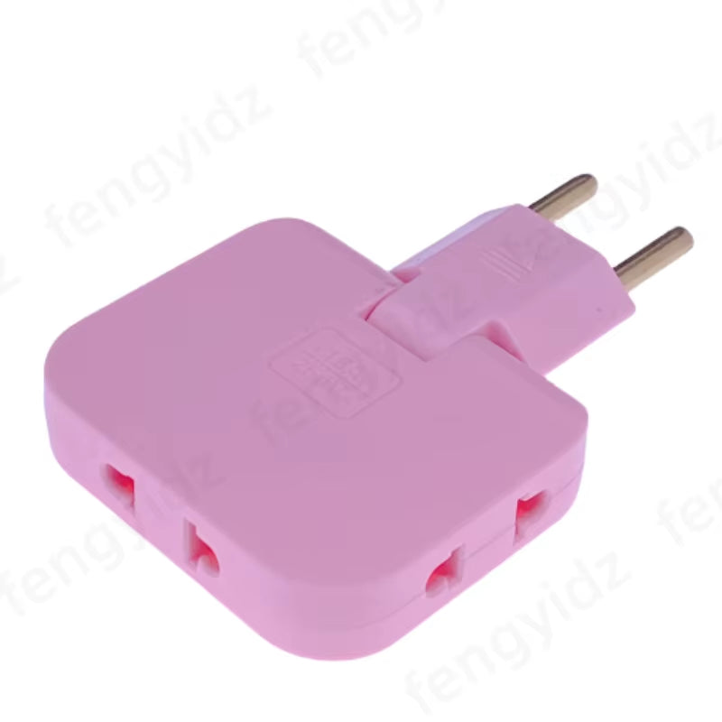 3 in 1 EU Power Socket Plug Adapter Foldable US to EU Travel Aadapters Power Converter KR Plug Electrical Socket AC Outlet