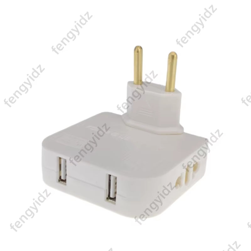 3 in 1 EU Power Socket Plug Adapter Foldable US to EU Travel Aadapters Power Converter KR Plug Electrical Socket AC Outlet